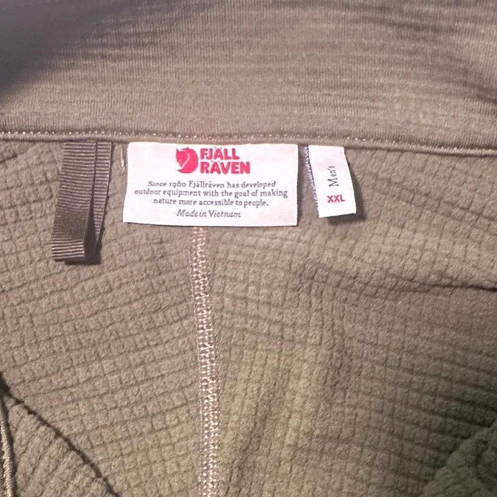 Fjallraven Men’s Abisko Lite Fleece Jacket Green - Picture 10 of 11